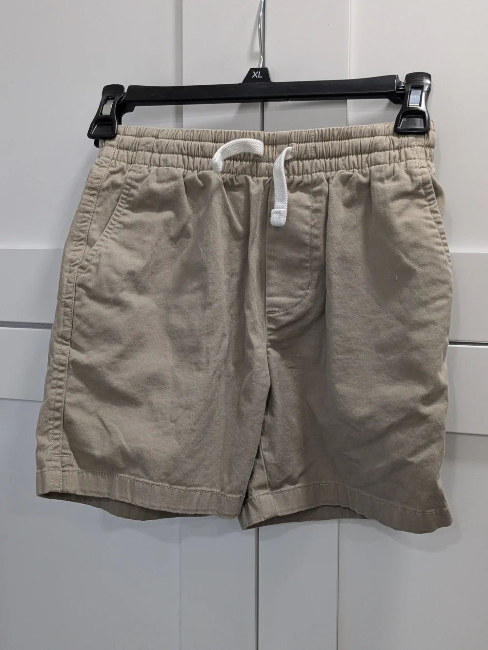 Vineyard Vines Kids Elastic Drawstring Shorts in Khaki